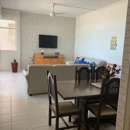 Lindo Apartamento Com Varanda Frente Para O Mar!! Acomoda Ate 8 Adultos E 2 Criancas! 2 Vagas De Garagem E Servicos De Praia!-2